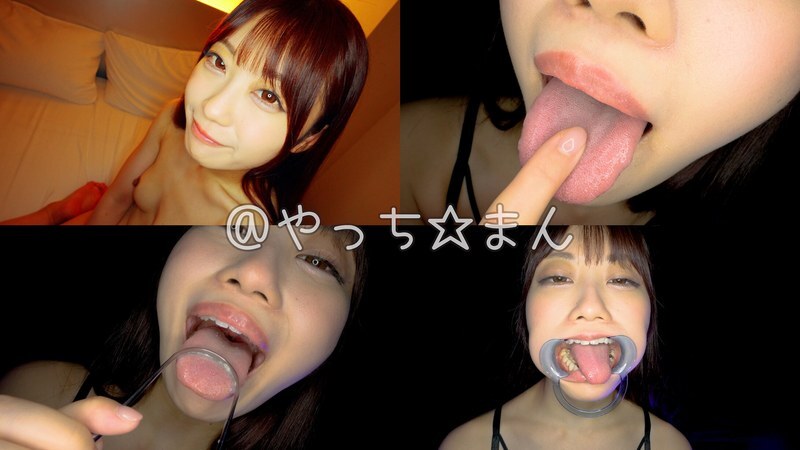 H_1651Y00266A [Personal shooting] Kasagi Ichika's oral observation: She brushes her tongue, sucks her fingers, and shows her mouth with a mouth o